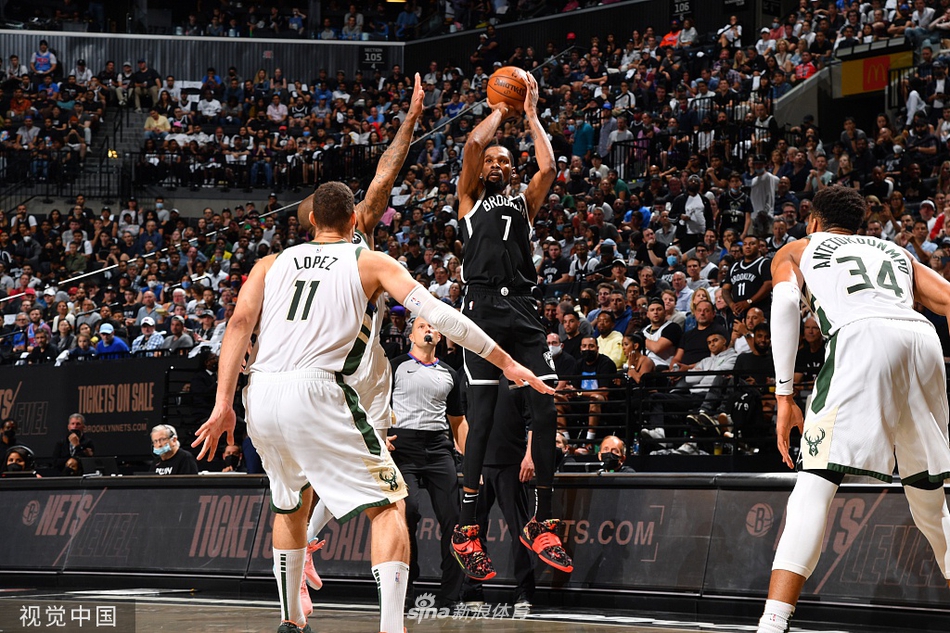 [NBA季后赛]雄鹿加时113-111篮网 KD空砍48分