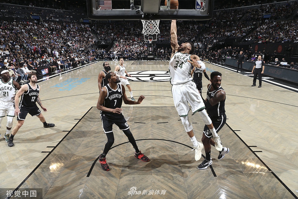 [NBA季后赛]雄鹿加时113-111篮网 KD空砍48分