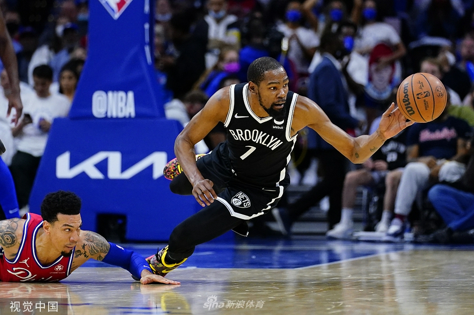 [NBA常规赛]杜兰特三双 篮网114-109费城76人