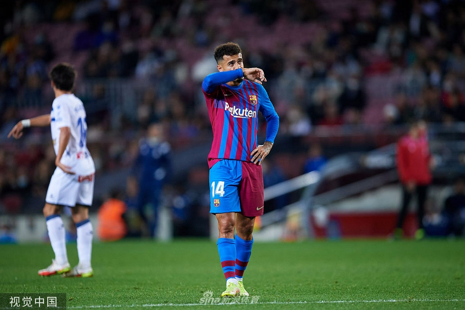 [西甲]巴塞罗那1-1阿拉维斯 德佩破门阿圭罗伤退