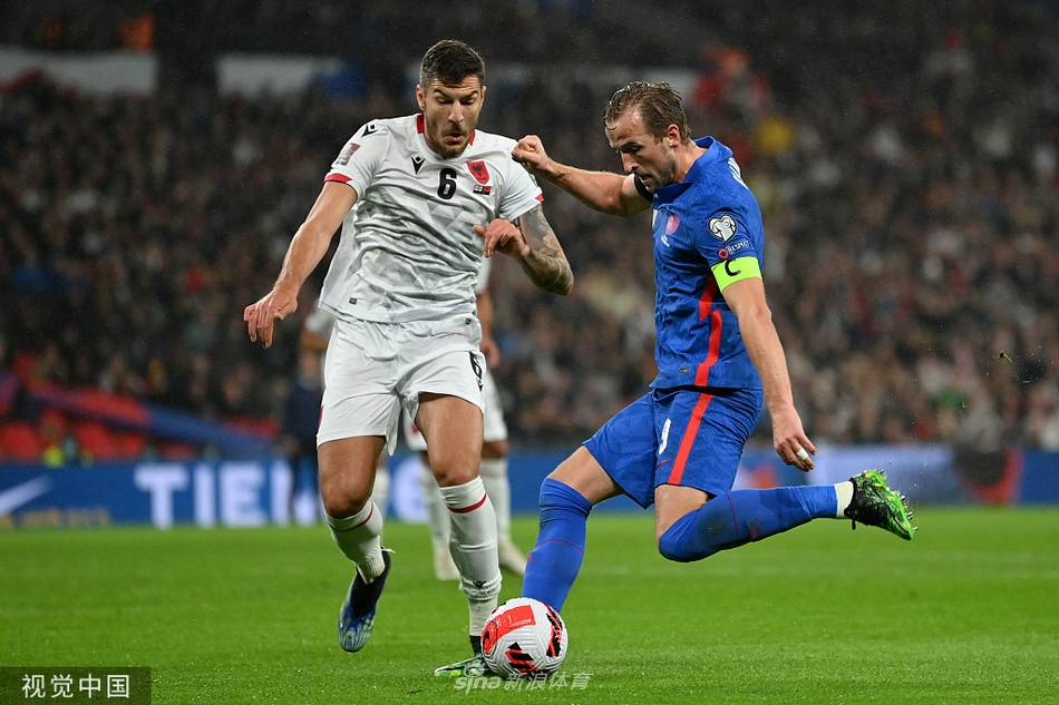 [世预赛]凯恩半场戴帽 英格兰5-0阿尔巴尼亚