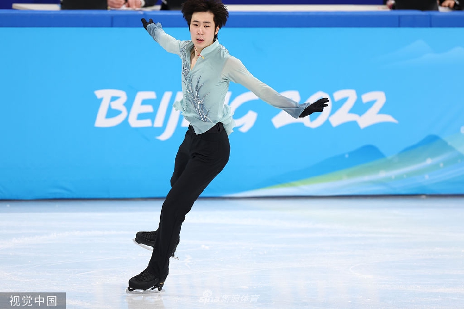 冬奥会花样滑冰男子单人短节目：金博洋排名第11
