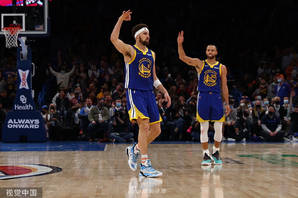 [NBA常规赛]勇士110-98雷霆 克莱21分库里准三双