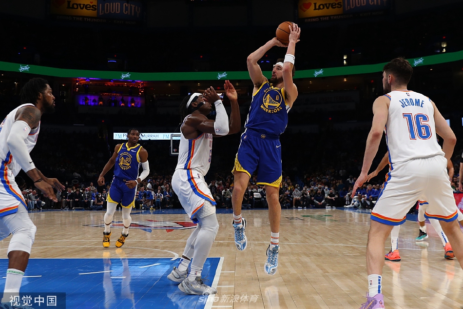 [NBA常规赛]勇士110-98雷霆 克莱21分库里准三双