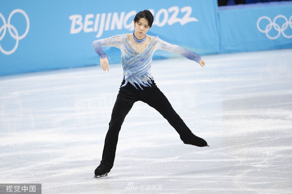 冬奥会花样滑冰男子单人短节目：羽生结弦失误排第8