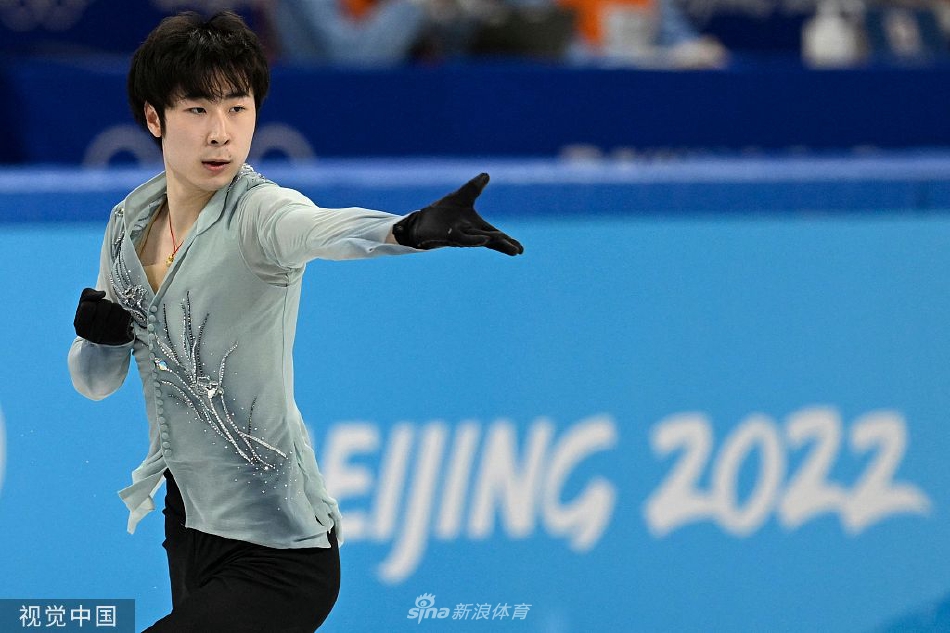 冬奥会花样滑冰男子单人短节目：金博洋排名第11