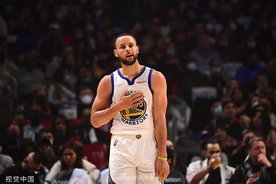 [NBA常规赛]勇士104-119快船 库里空砍33分