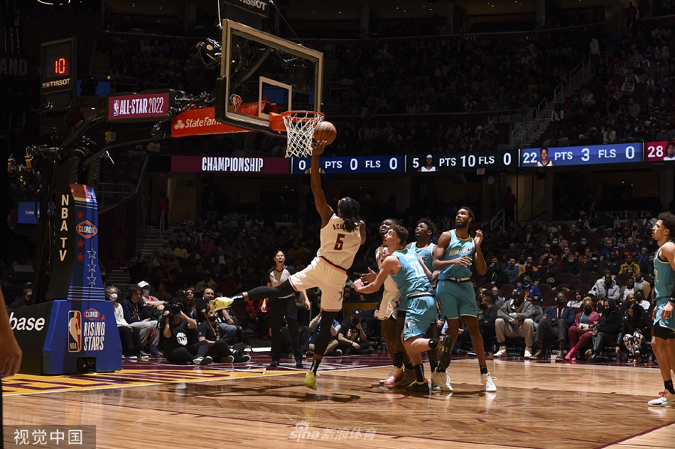 [NBA]全明星新秀挑战赛决赛巴里队夺冠 坎宁安当选MVP