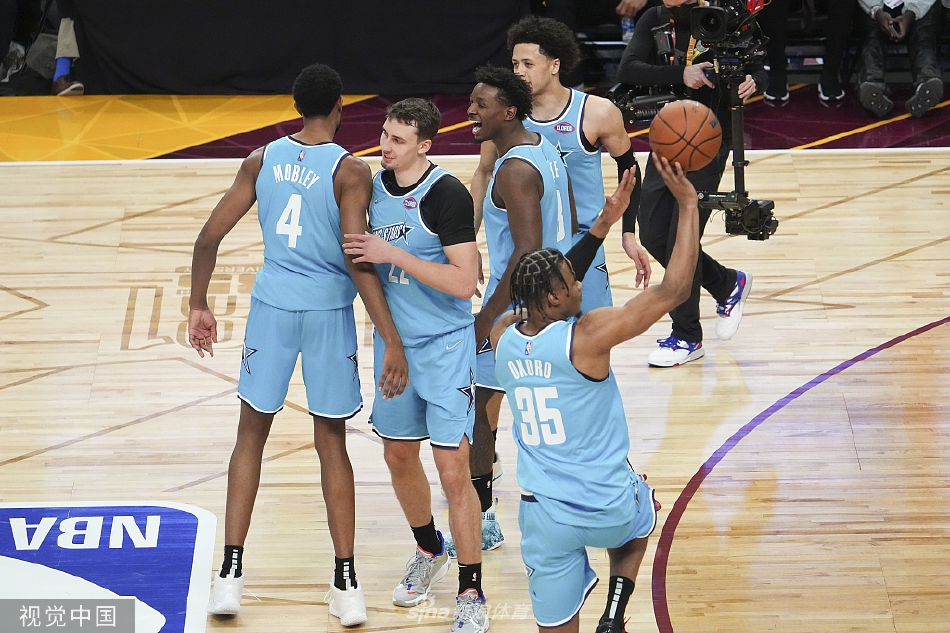 [NBA]全明星新秀挑战赛决赛巴里队夺冠 坎宁安当选MVP
