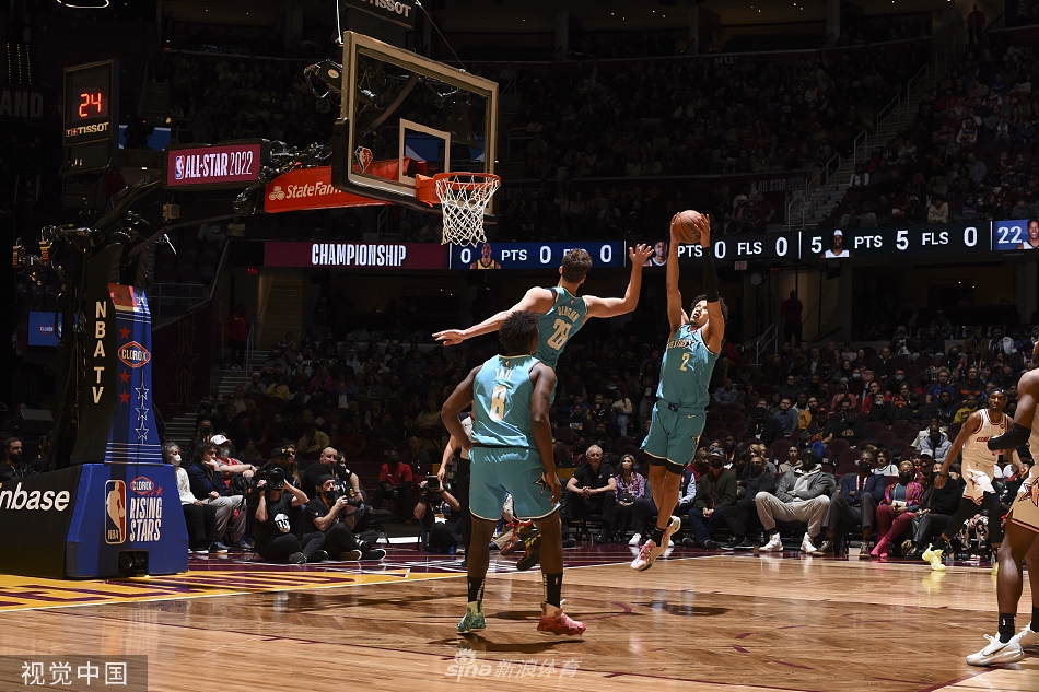 [NBA]全明星新秀挑战赛决赛巴里队夺冠 坎宁安当选MVP