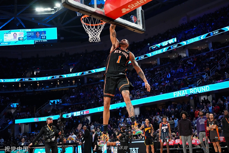 [NBA全明星赛]扣篮大赛：托平夺冠