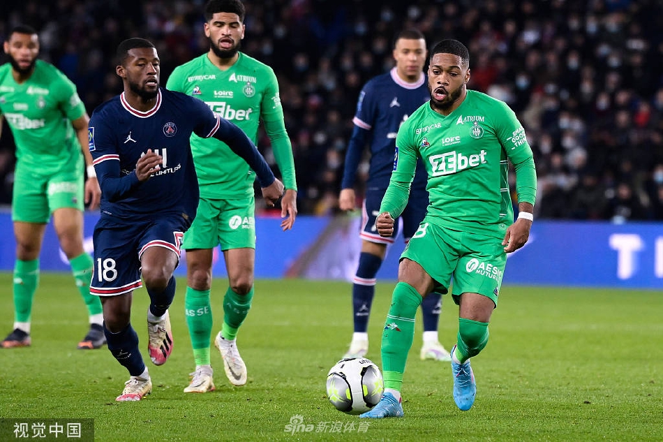 [法甲]巴黎3-1圣埃蒂安 梅西两度助攻姆巴佩破门