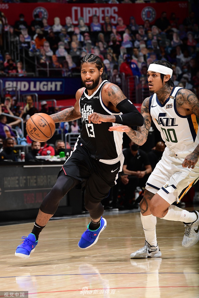 [NBA季后赛]爵士106-132快船 大比分2-1