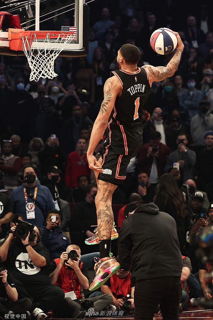 [NBA全明星赛]扣篮大赛：托平夺冠