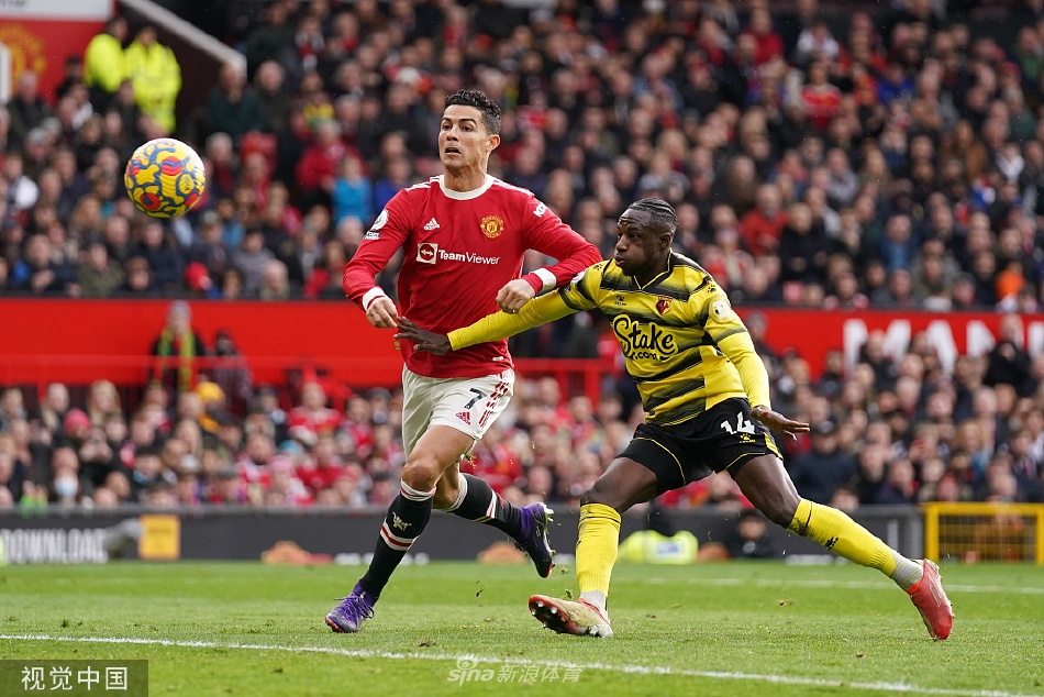 [英超]曼联主场0-0沃特福德 C罗中柱+进球无效