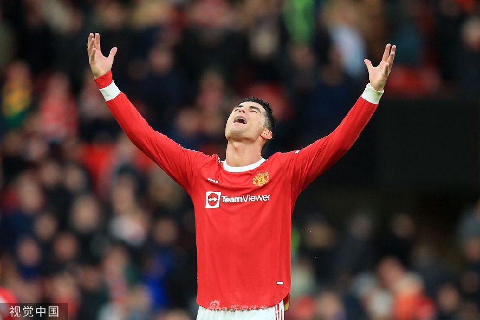 [英超]曼联主场0-0沃特福德 C罗中柱+进球无效