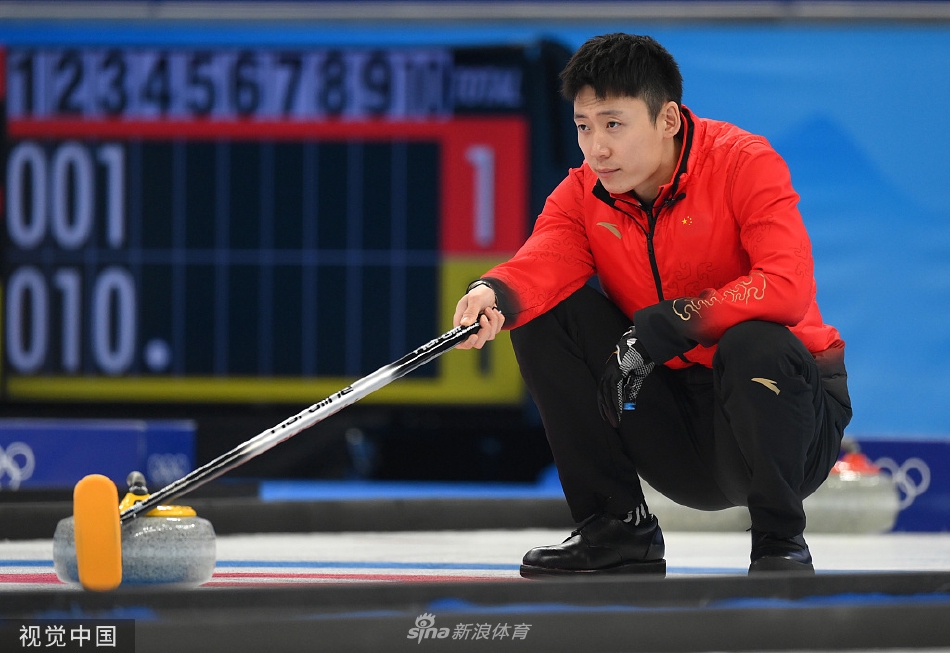[男子冰壶循环赛]中国6-7英国