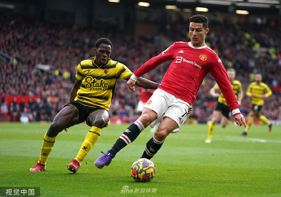 [英超]曼联主场0-0沃特福德 C罗中柱+进球无效