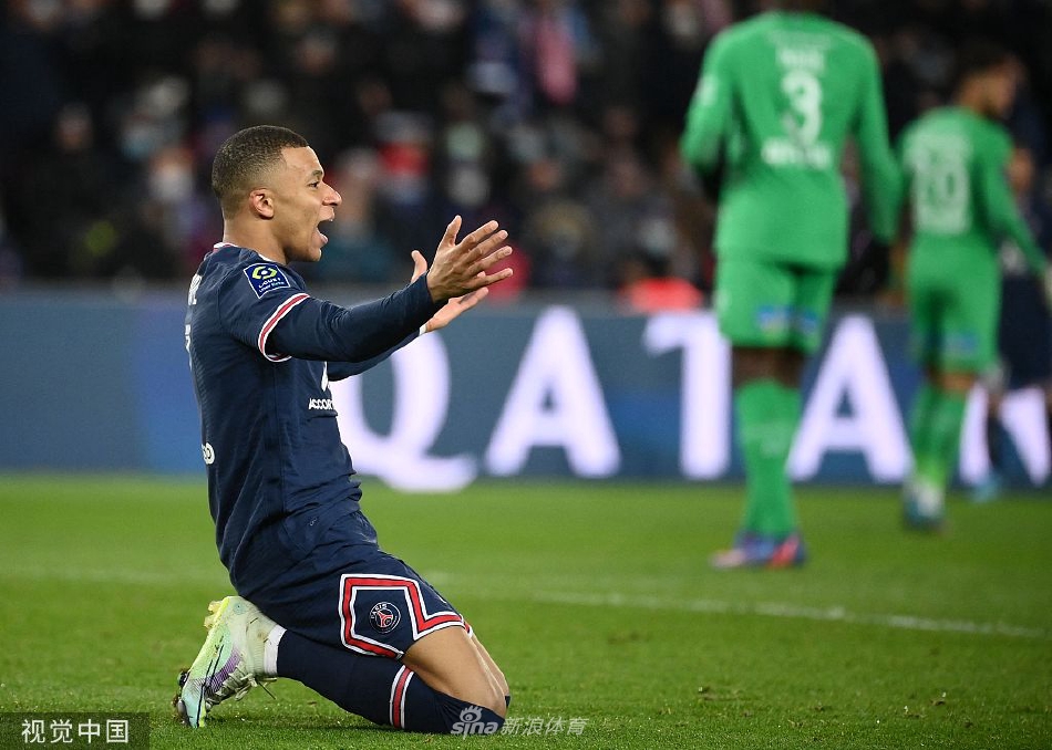 [法甲]巴黎3-1圣埃蒂安 梅西两度助攻姆巴佩破门