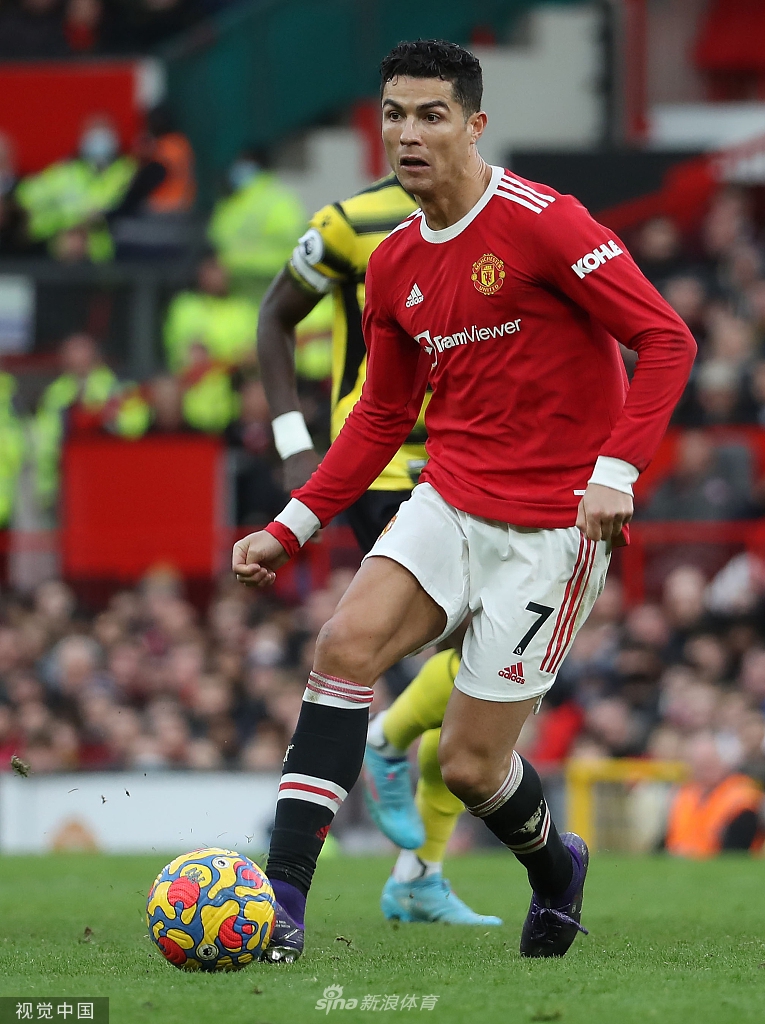 [英超]曼联主场0-0沃特福德 C罗中柱+进球无效