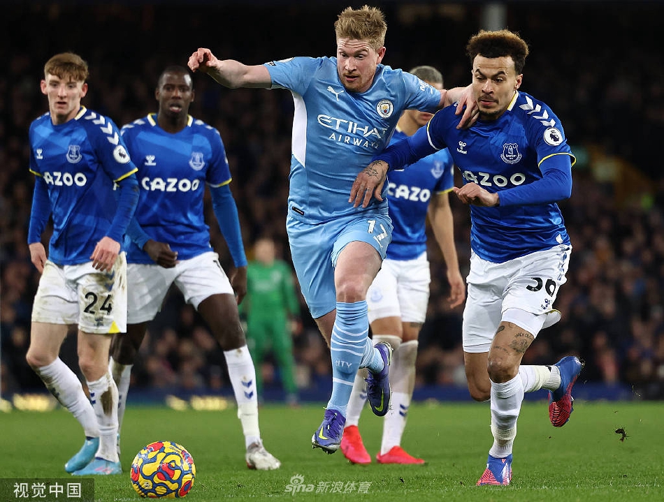 [英超]曼城1-0小胜埃弗顿 福登破门