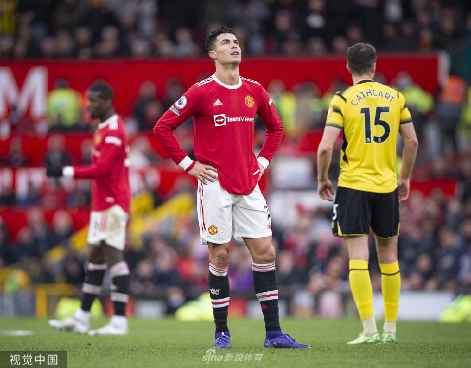 [英超]曼联主场0-0沃特福德 C罗中柱+进球无效