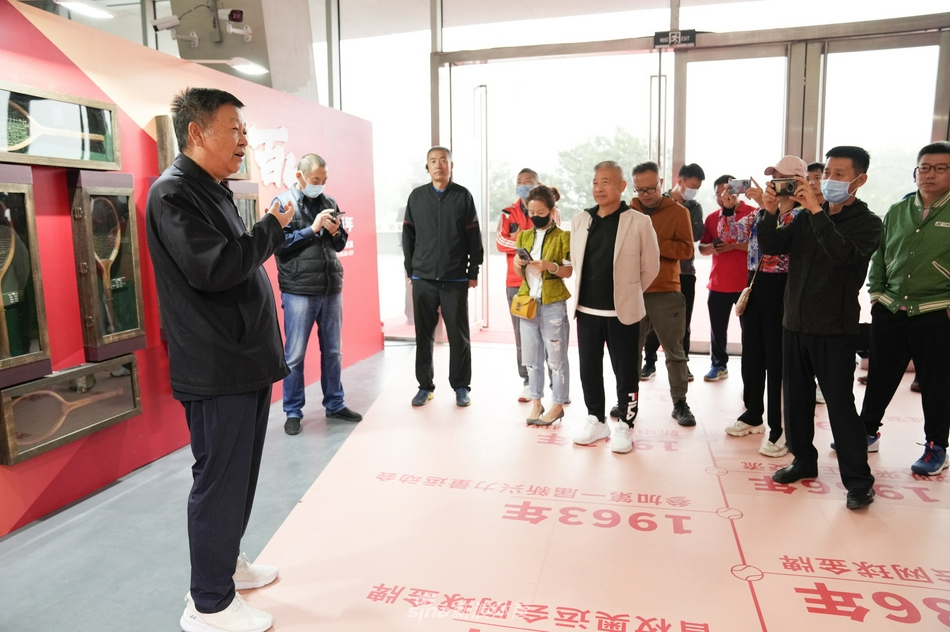 “网球中的红色记忆”文化展在中网钻石球场启动