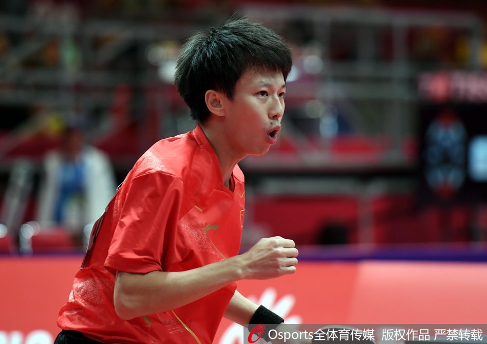 亚运会乒乓球男团中国横扫韩国摘金