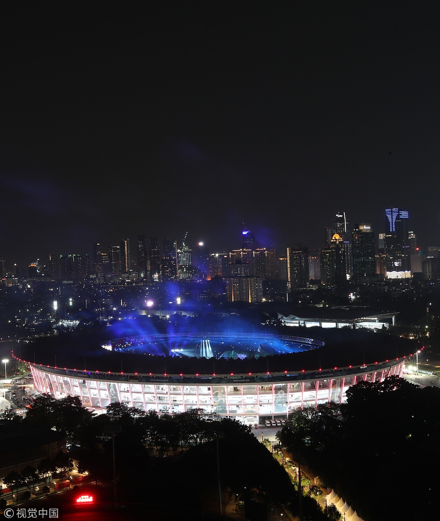 雅加达亚运会开幕式盛大举行