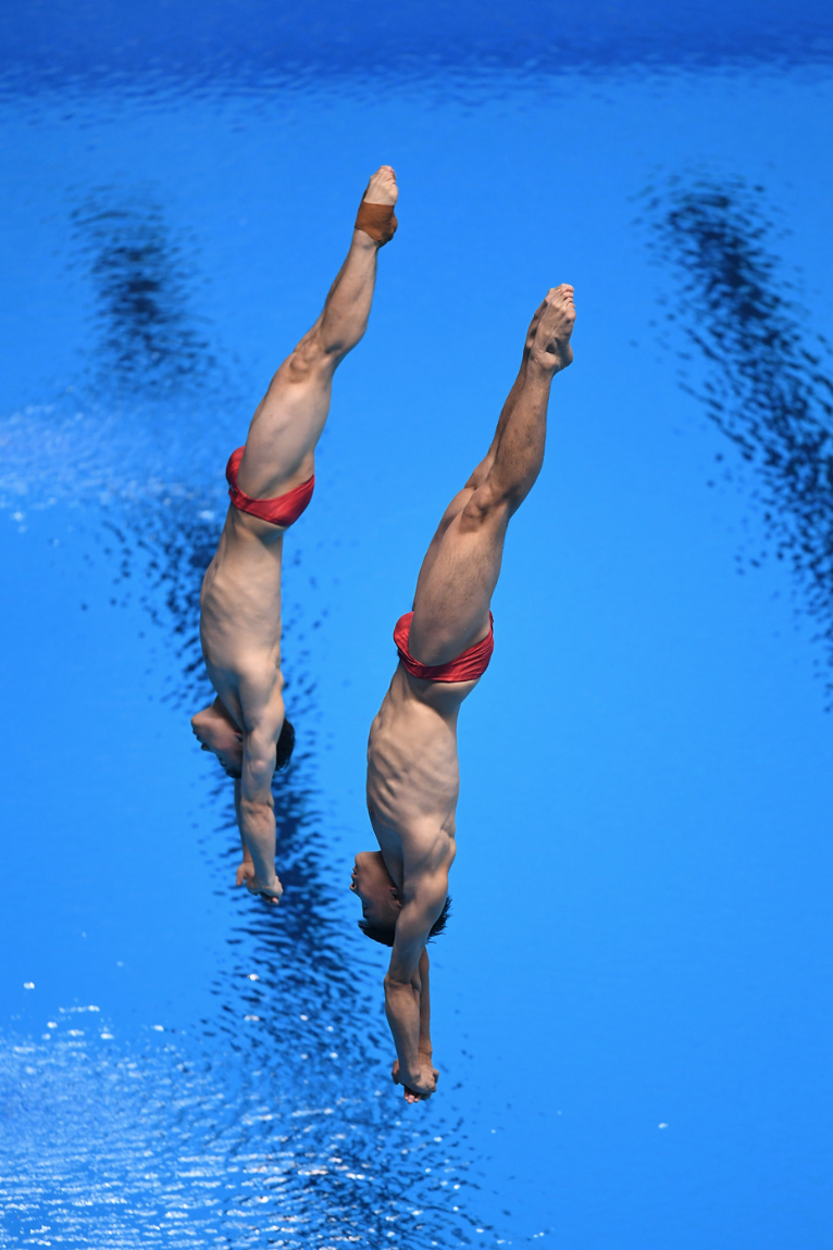 新浪直击亚运男子3米板赛况