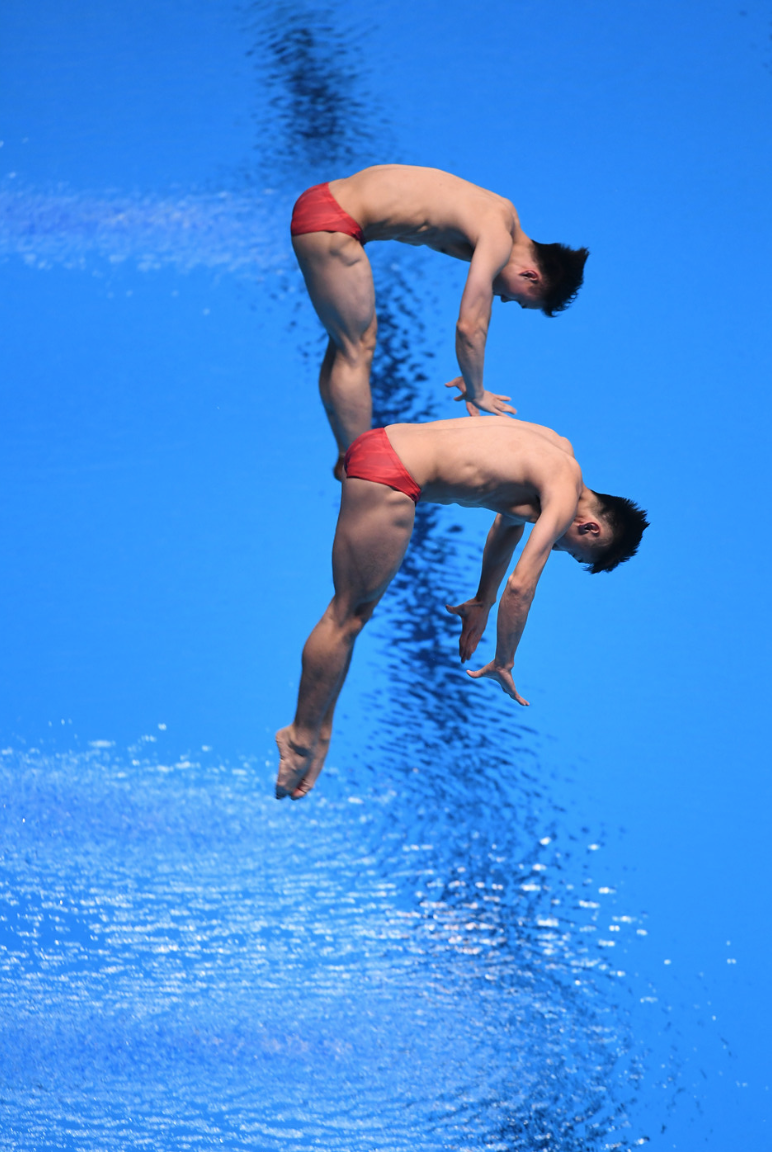 新浪直击亚运男子3米板赛况