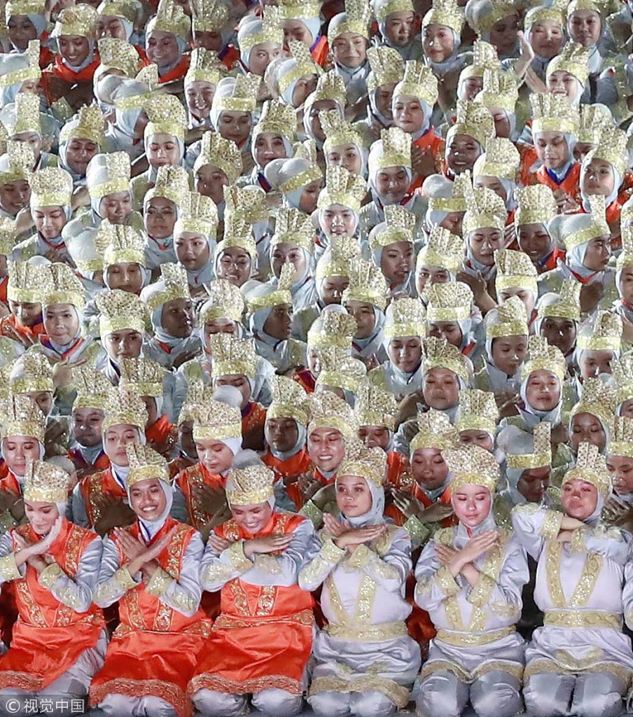 雅加达亚运会开幕式盛大举行