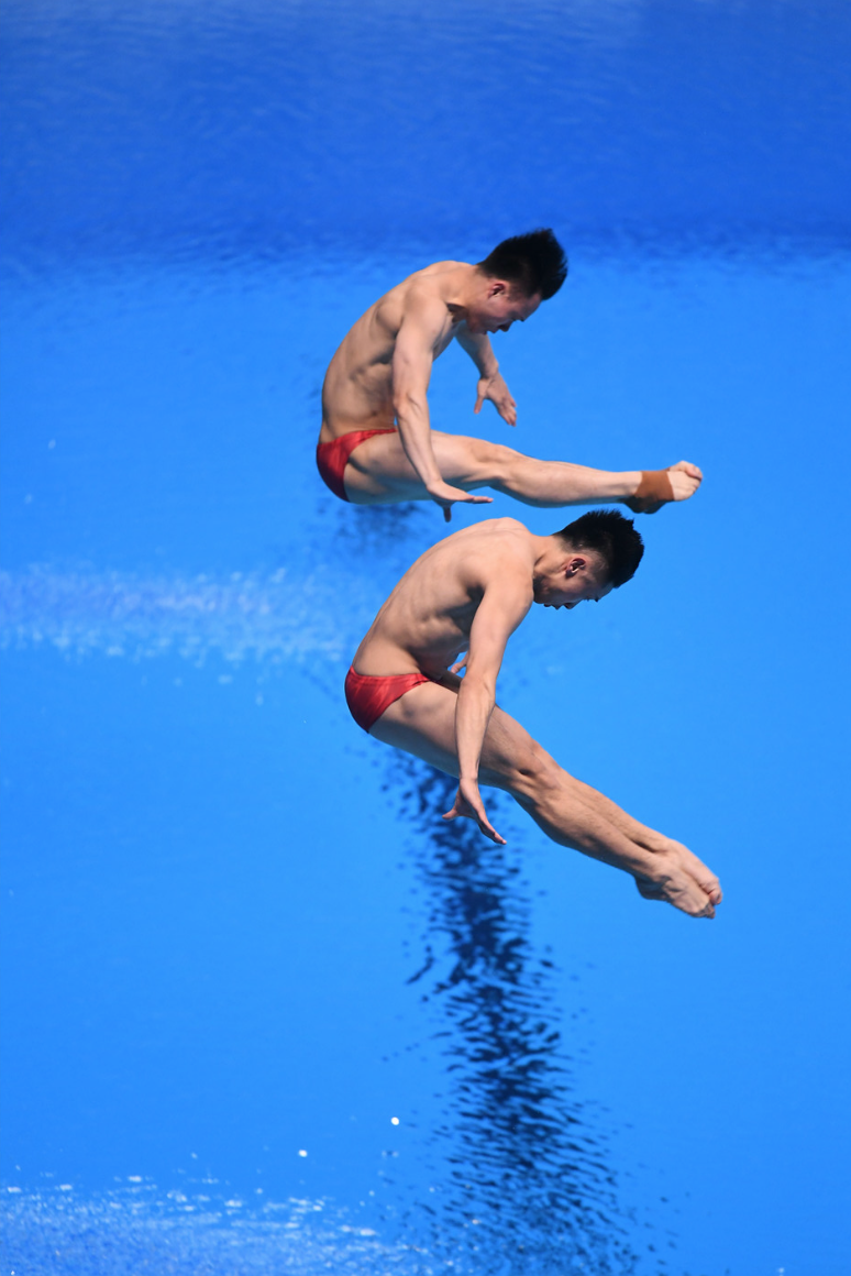 新浪直击亚运男子3米板赛况