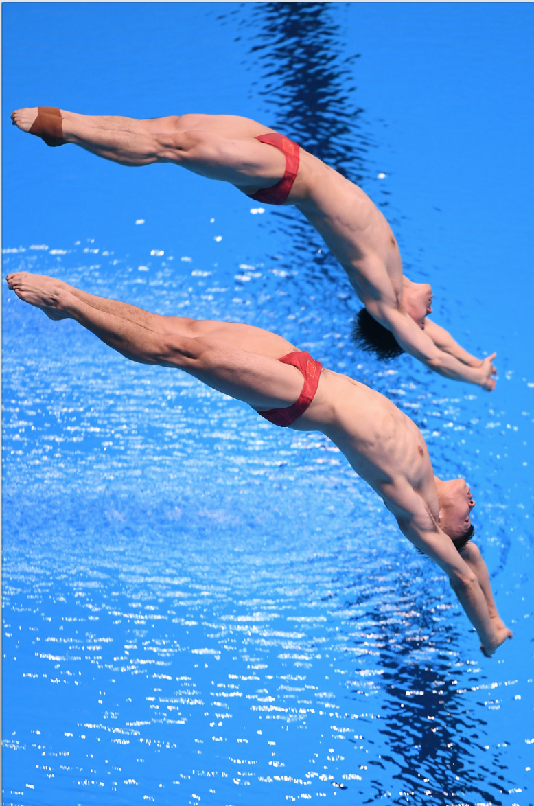 新浪直击亚运男子3米板赛况