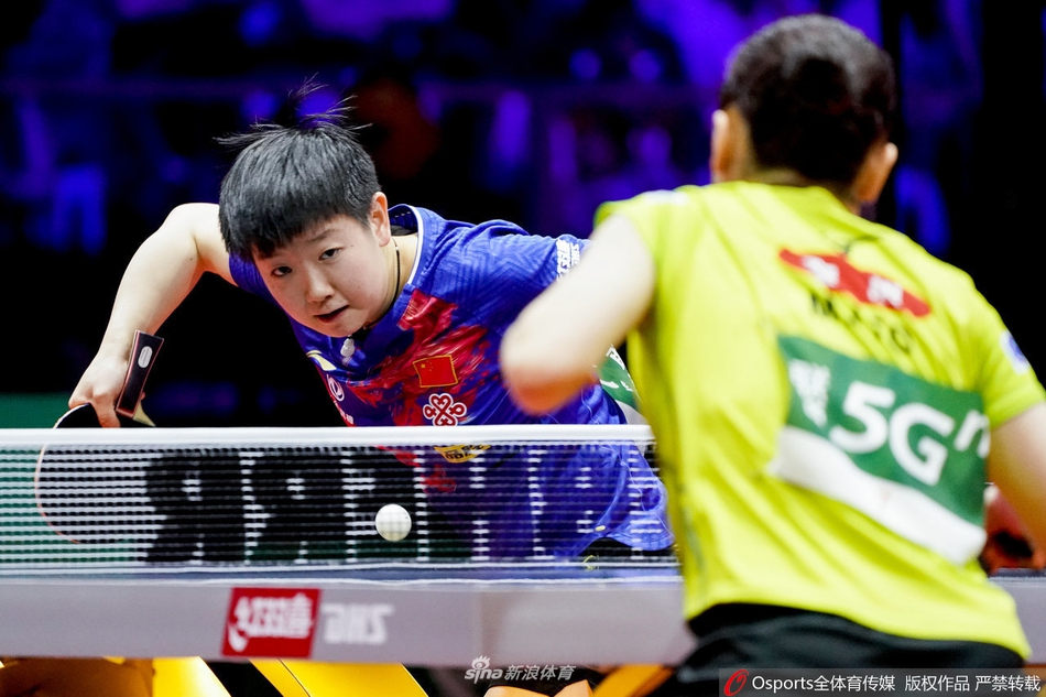 世乒赛女单1/16决赛:孙颖莎4-1伊藤美诚