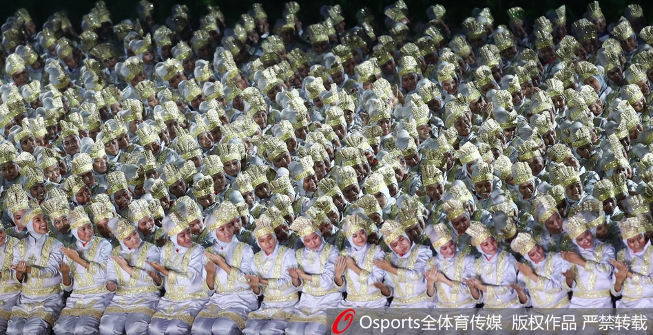 亚运会开幕式中国代表团入场