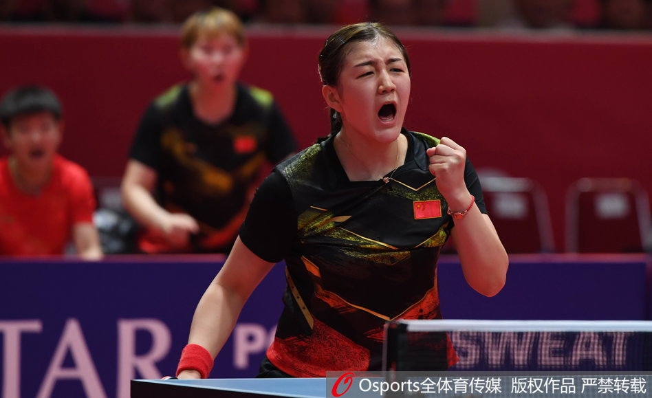 亚运会乒乓球女团中国摘金