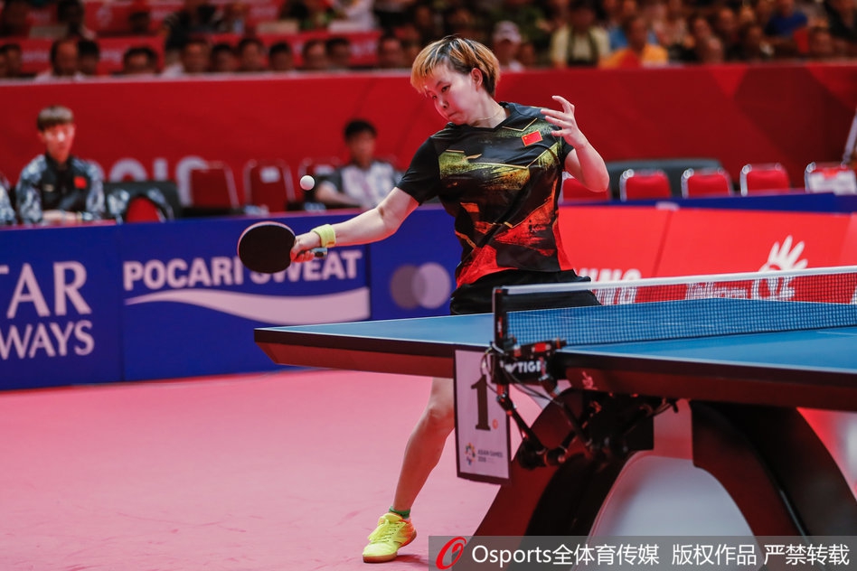 亚运会乒乓球女团中国摘金