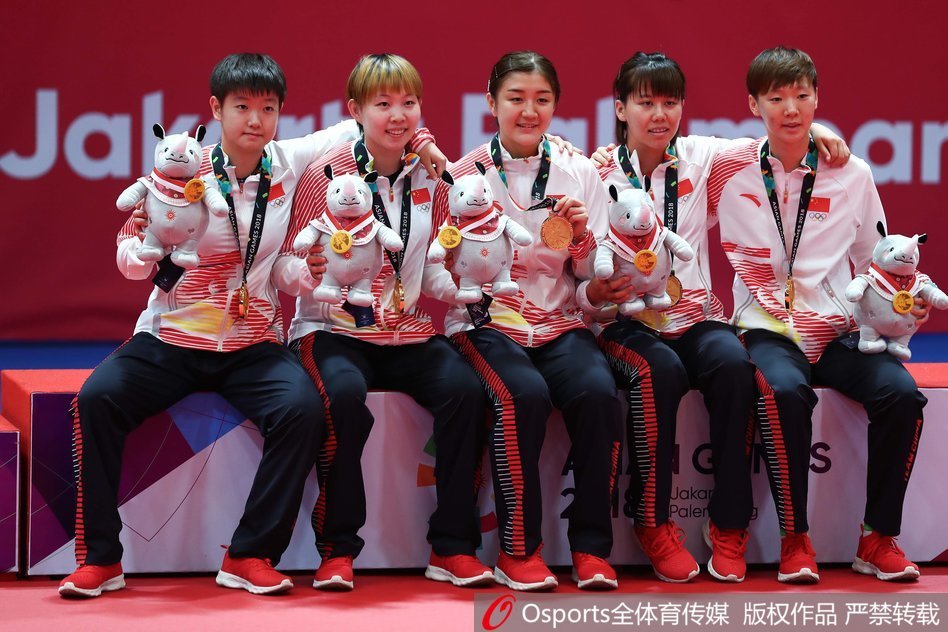 亚运会乒乓球女团中国摘金