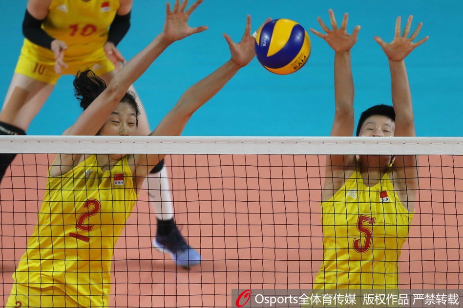 亚运会中国女排3-0菲律宾进四强