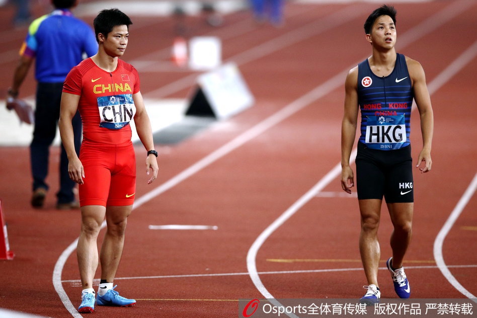 亚运会男子4x100米接力预赛 中国队小组第二出线