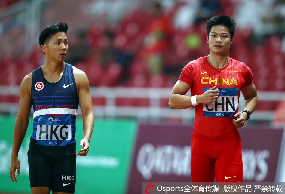 亚运会男子4x100米接力预赛 中国队小组第二出线