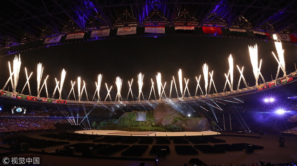 雅加达亚运会开幕式盛大举行