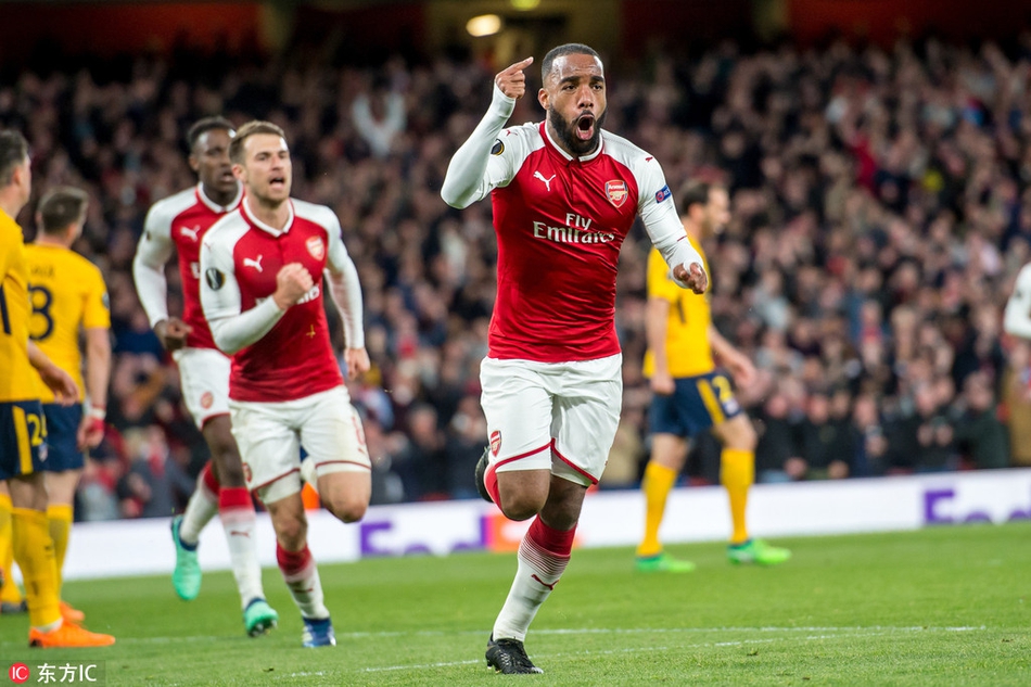 拉卡泽特帮助阿森纳领先