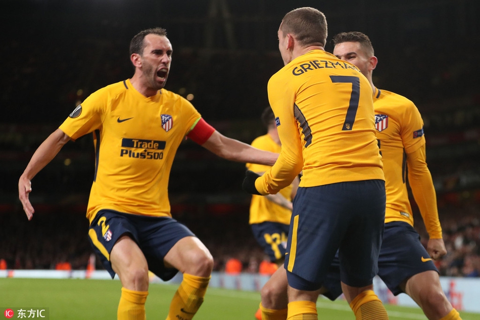 格里兹曼为马竞扳平