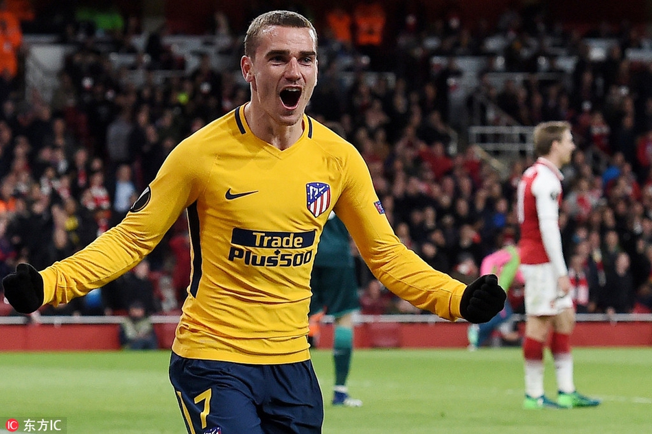 格里兹曼庆祝扳平