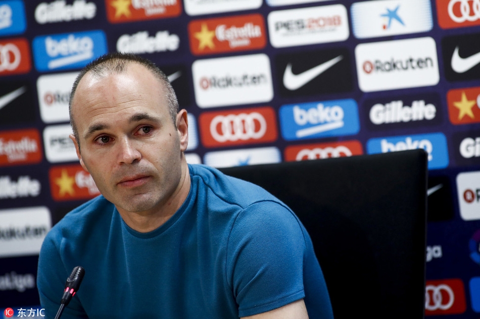 伊涅斯塔宣布赛季结束离队