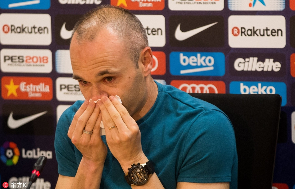 伊涅斯塔宣布赛季结束离队