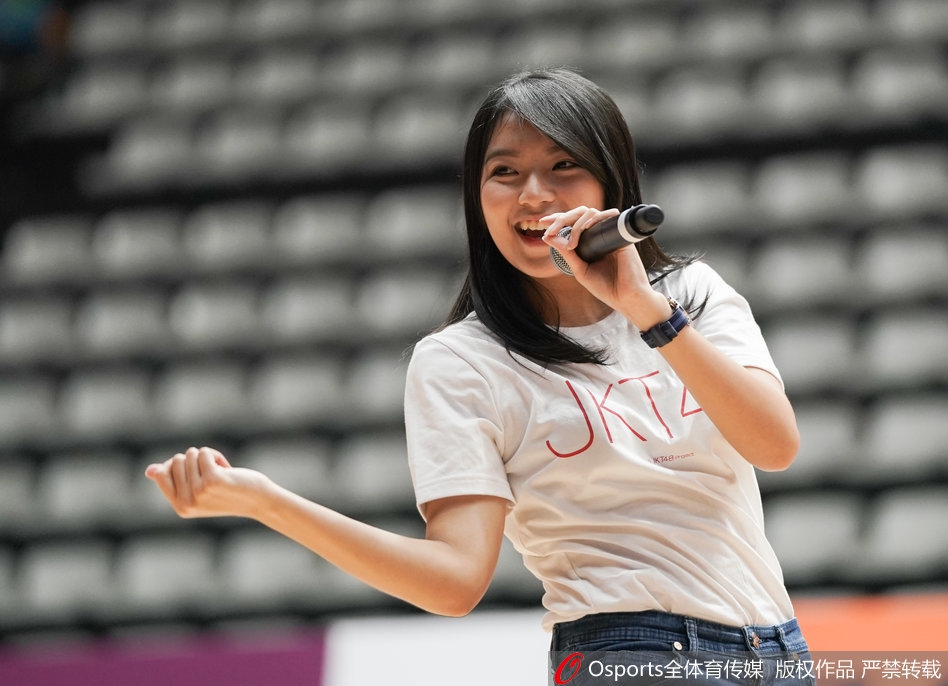 印尼女团JKT48助阵亚运会篮球