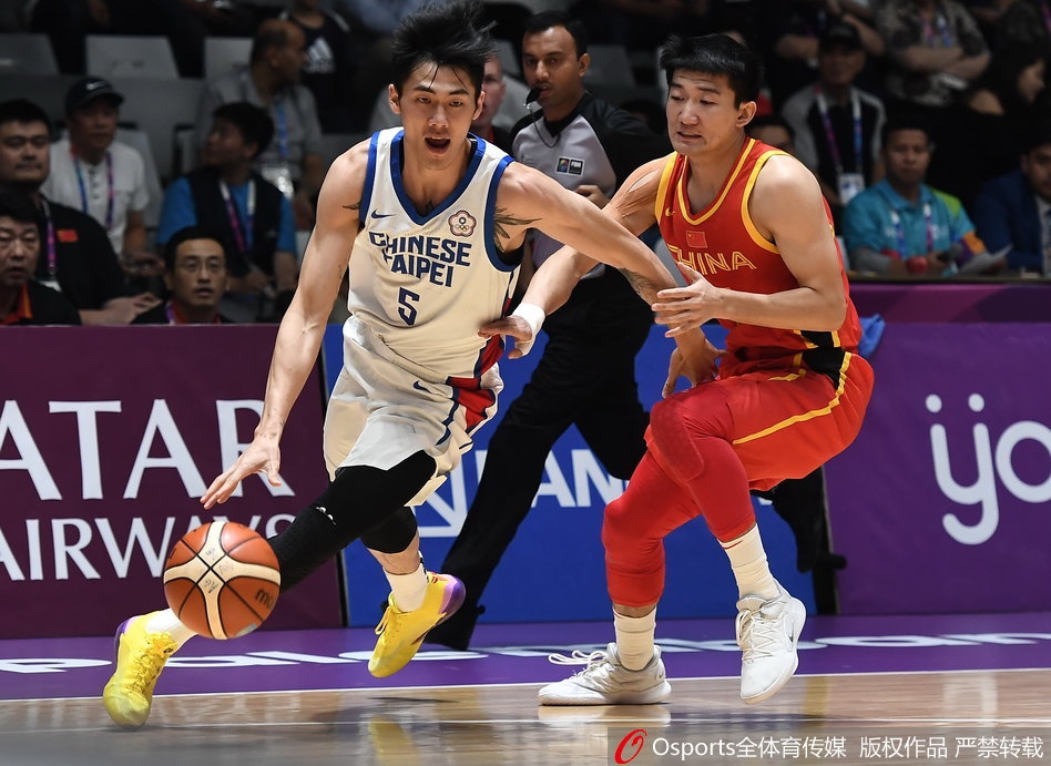 亚运男篮半决赛中国VS中国台北